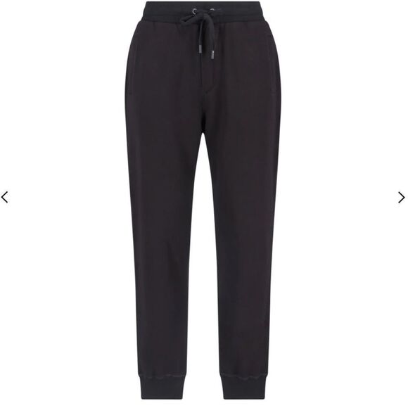 Dolce & Gabbana Pantalone Jersey Joggers Black size 10 NWT - Picture 1 of 9